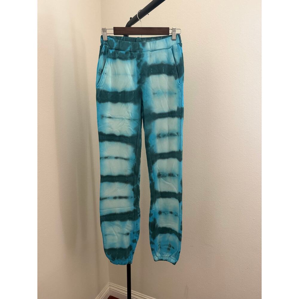New something Navy LIV tie dye sweatpants blue sz XS - Picture 3 of 7
